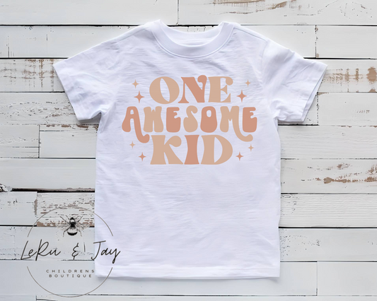 One Awesome Kid Peach