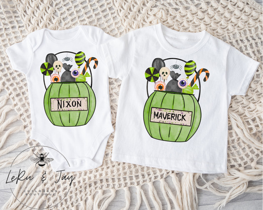 Green Candy Bucket Custom Tee