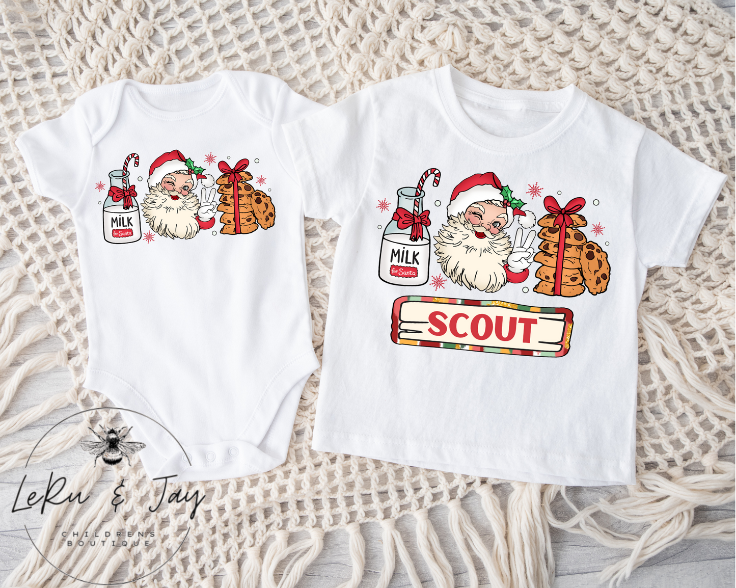 Milk, Cookies & Santa Tee