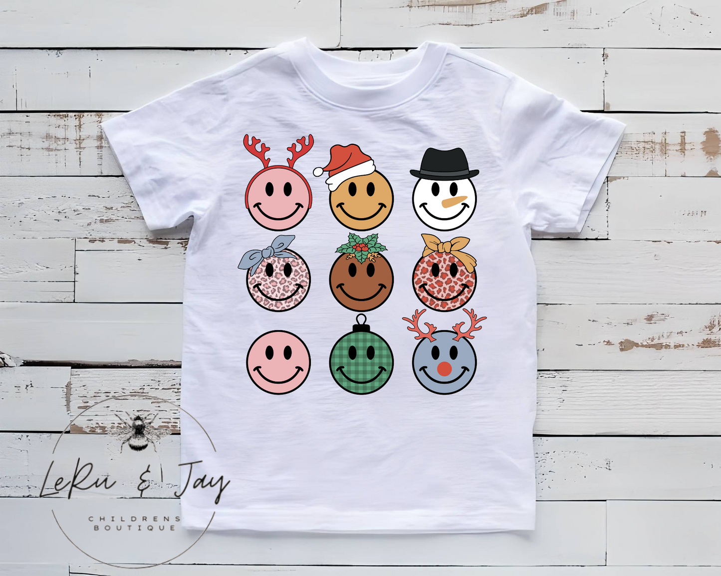 Christmas Smiley Tee
