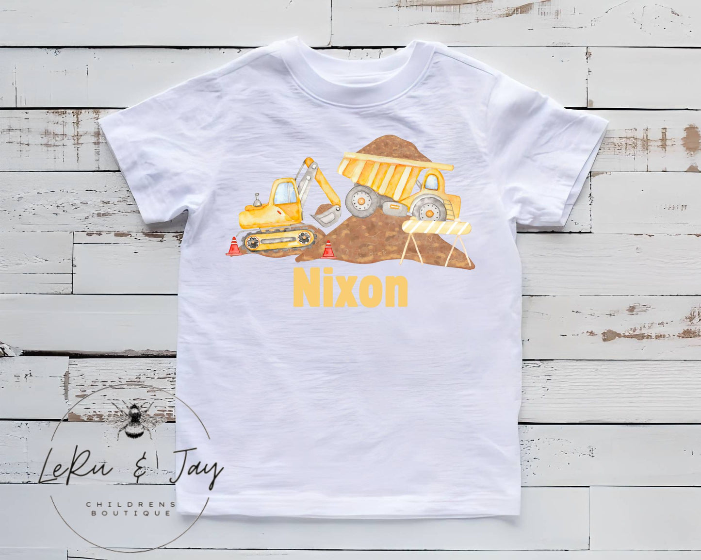 Construction Name Tee