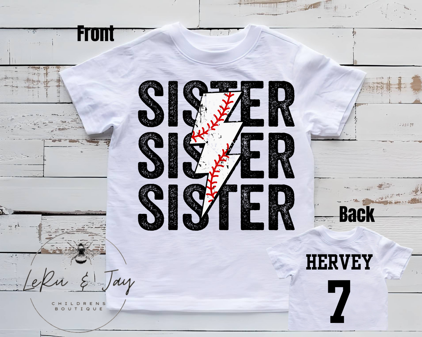 Baseball Sister Tee