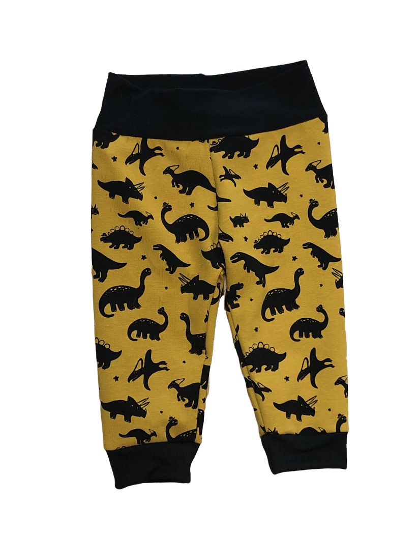 Mustard Dino Joggers