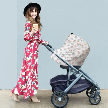 Neutral Rainbow Mom Boss™ Nursing & Shopping Cover