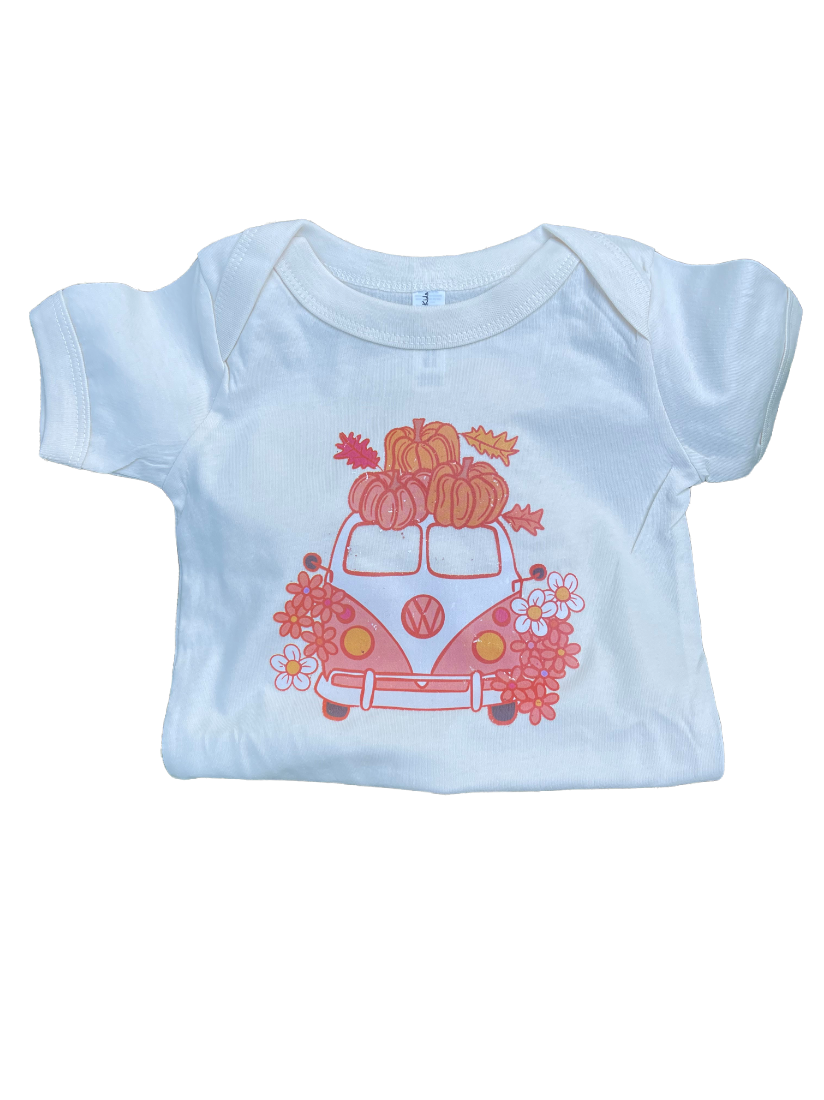 Retro Fall Hippie Bus Tee