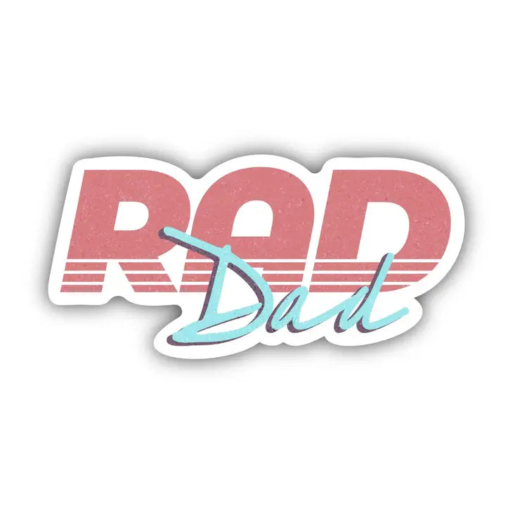 Rad Dad Pink Sticker