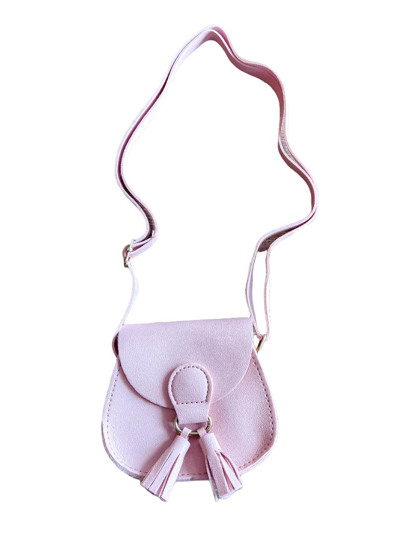 Blush Pink Tassel Mini Purse