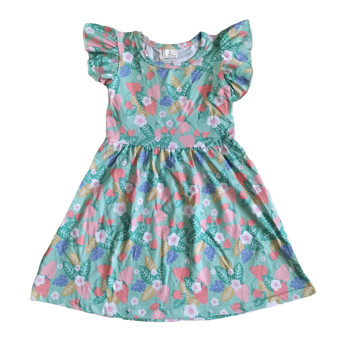 Pipers Strawberry Patch Twirl Dress