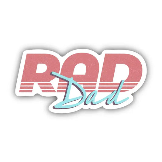 Rad Dad Pink Sticker