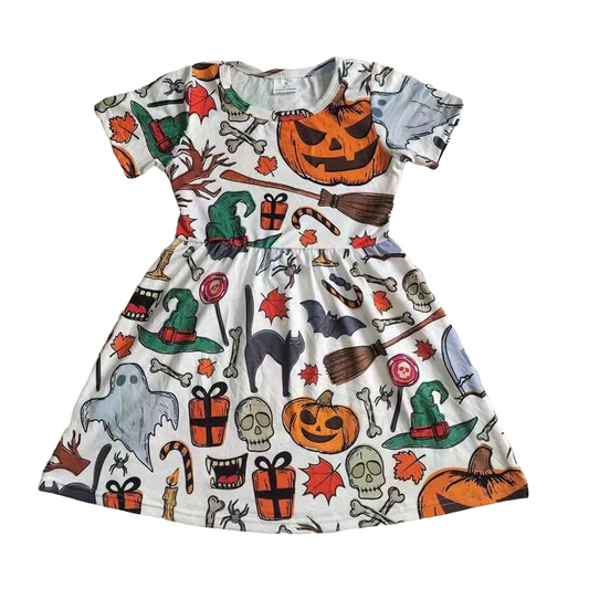 Spooky Halloween Twirl Dress