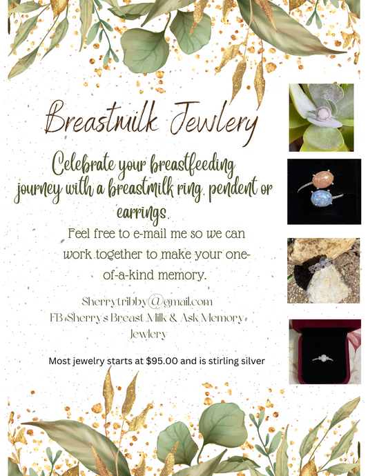 Breastmilk Jewelry (Please read description)