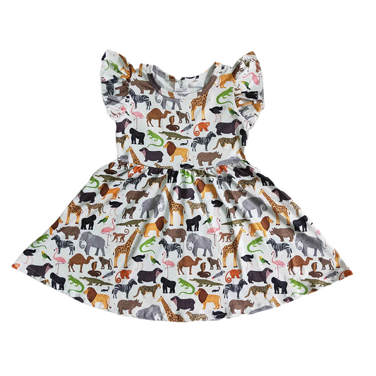 Zoo Animal Twirl Dress